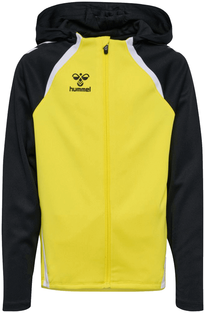 Hummel Lead 2.0 Trainingsjacke mit Kapuze, 164, gelb/schwarz