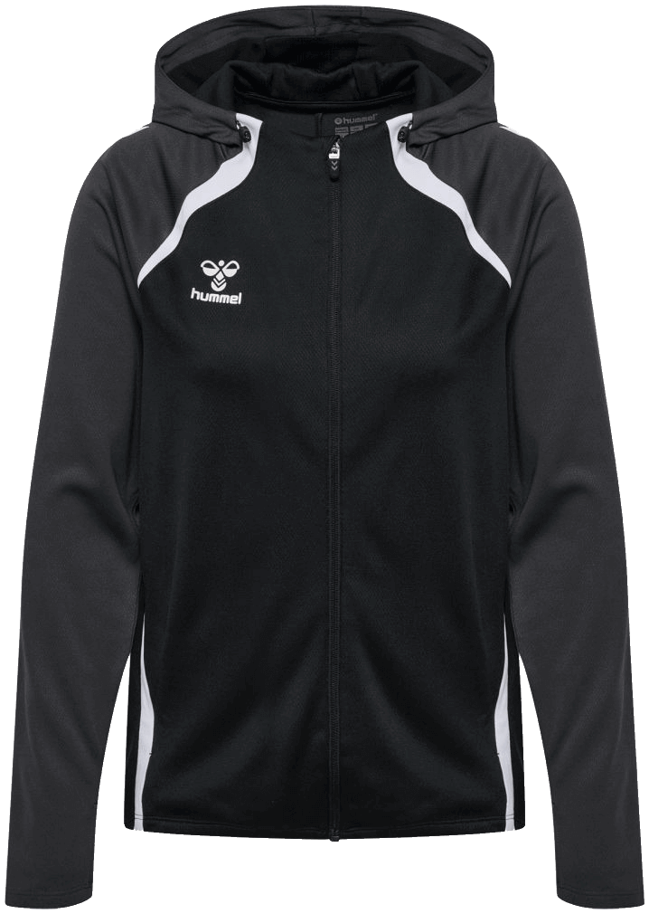 Hummel Lead 2.0 Trainingsjacke mit Kapuze Lead 2.0, 2XL, schwarz/dunkelgrau