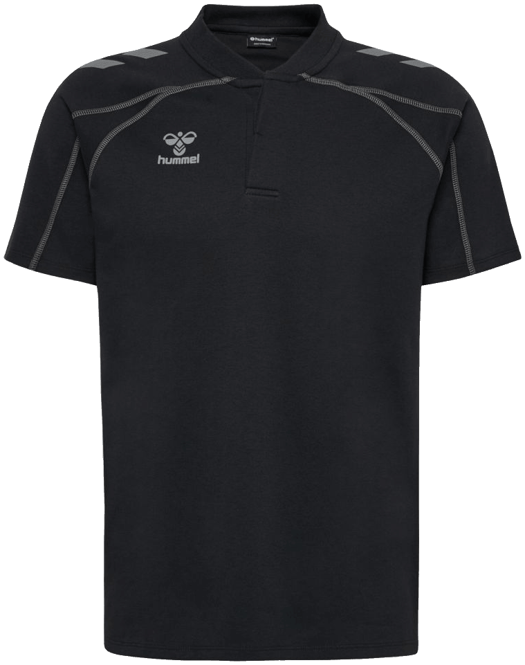 Hummel Move 2.0 Poloshirt, 3XL, schwarz/grau