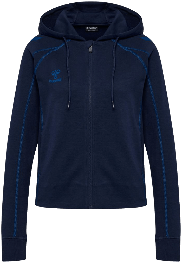 Hummel Move 2.0 Trainingsjacke mit Kapuze, 2XL, marine/blau