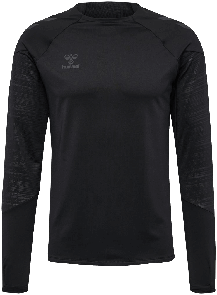 Hummel Pro Training Sweatshirt, 3XL, schwarz/dunkelgrau