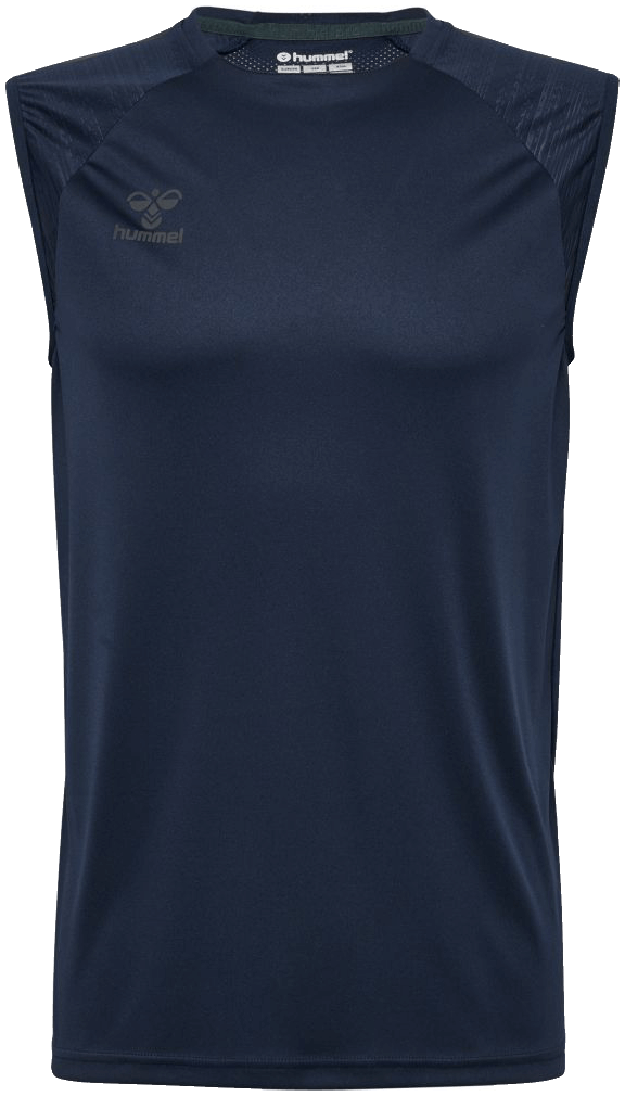 Hummel Pro Training Trainingsshirt ärmellos, 3XL, marine/weiß