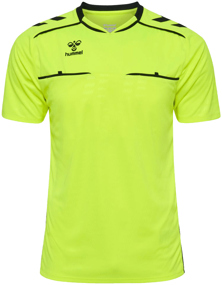 Hummel Schiedsrichter Trikot Referee, 3XL, neongelb/schwarz