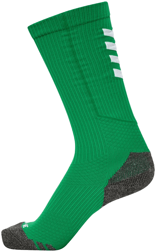 Hummel Training Socken High Pro, 47-50, grün/weiß