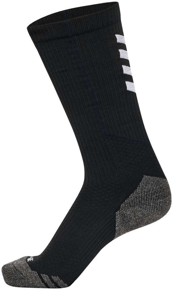 Hummel Training Socken High Pro, 47-50, schwarz/weiß