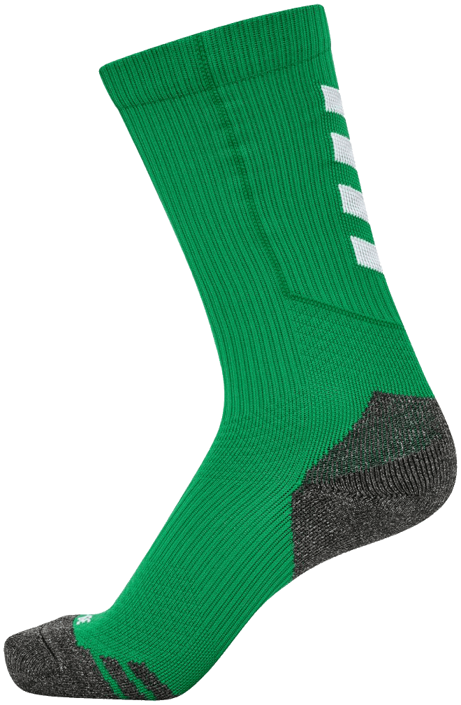 Hummel Training Socken Low Pro, 47-50, grün/weiß