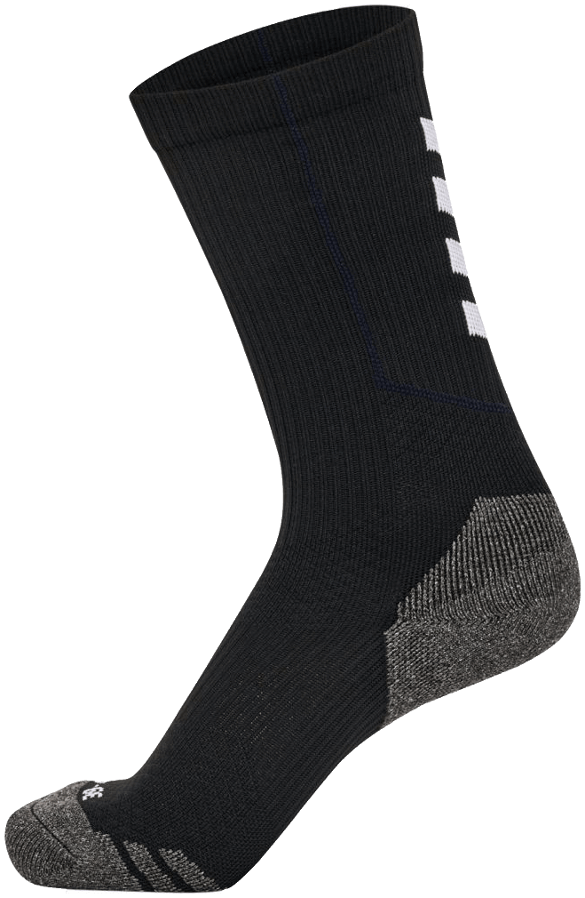 Hummel Training Socken Low Pro, 47-50, schwarz/weiß