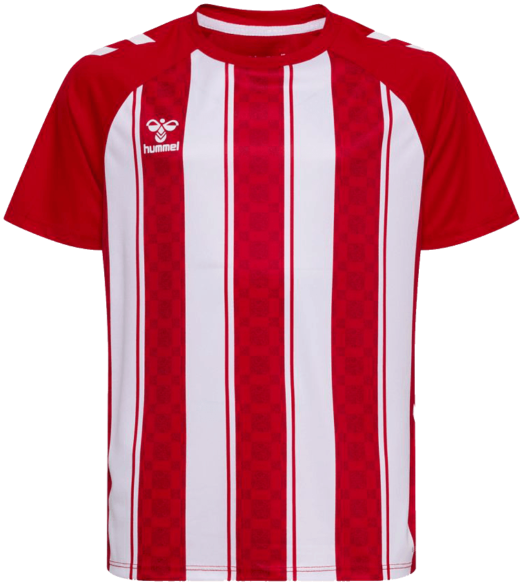 Hummel Trikot Match Striped, 164, rot/weiß