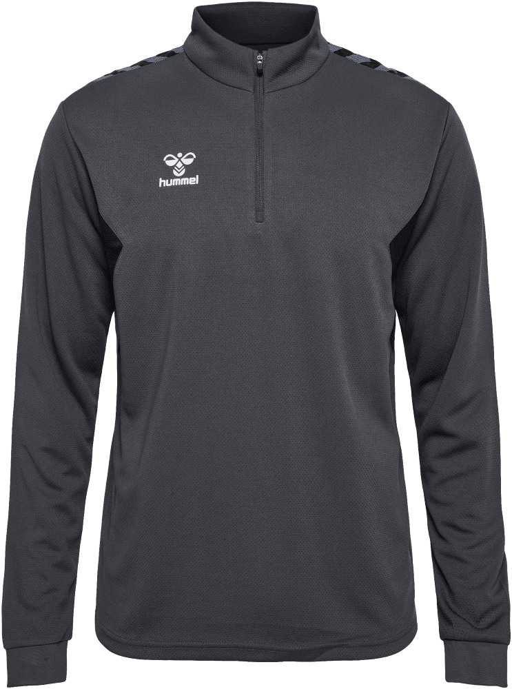 Hummel Zip Sweatshirt Authentic, XXXL, grau/weiß