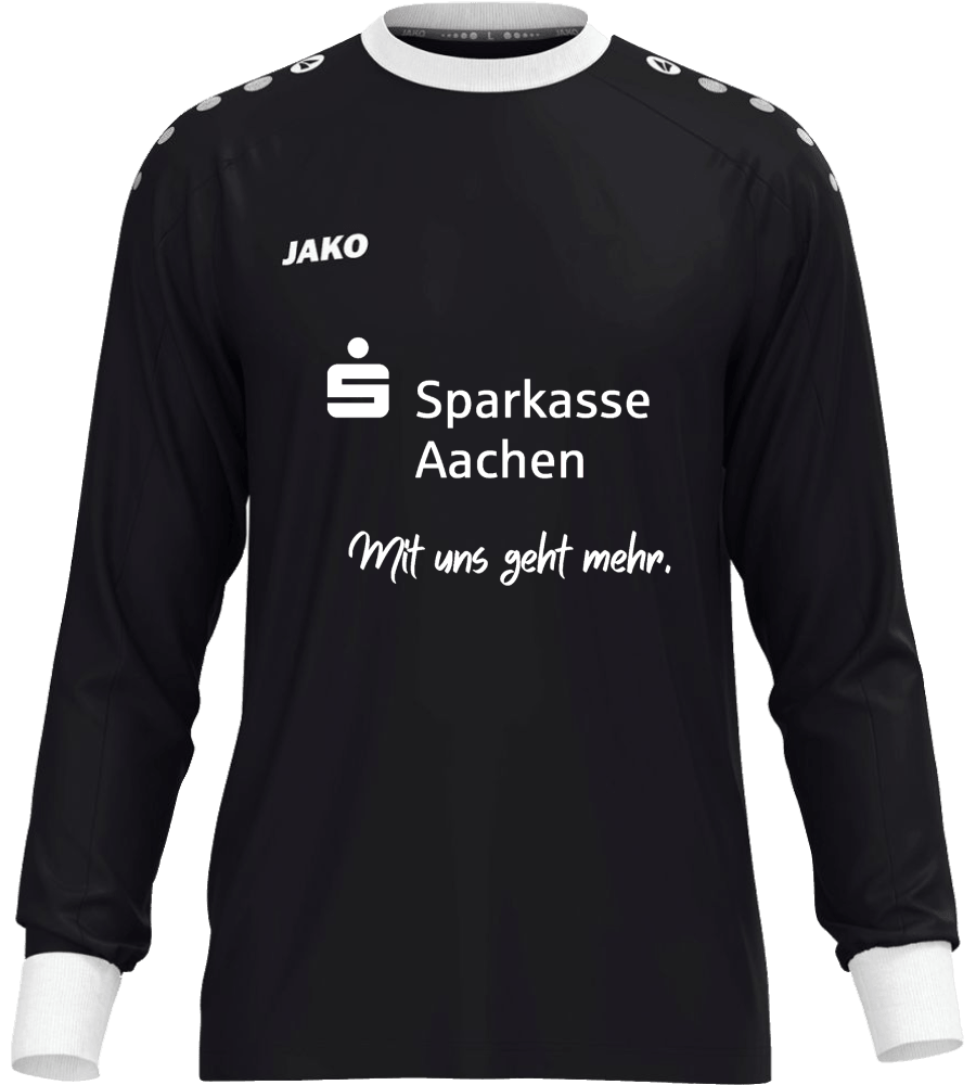 Jako Torwarttrikot Sparkasse Aachen One, 164, schwarz/weiß