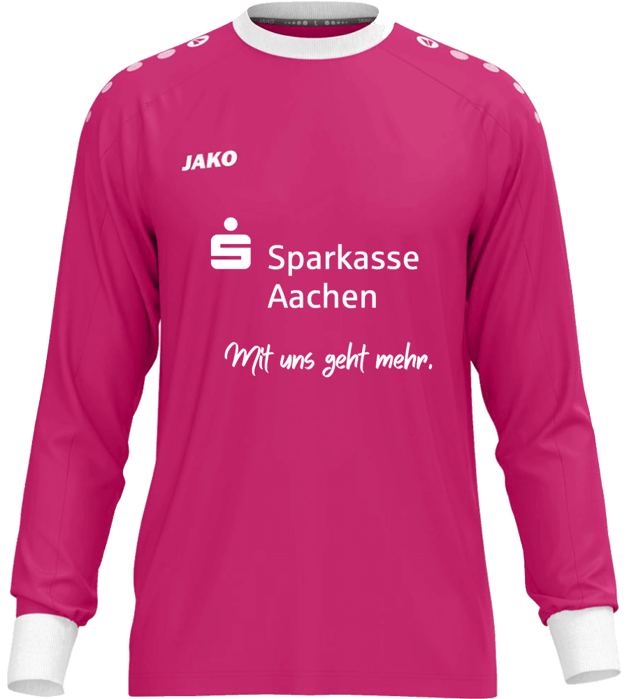 Jako Torwarttrikot Sparkasse Aachen One, 164, pink/weiß