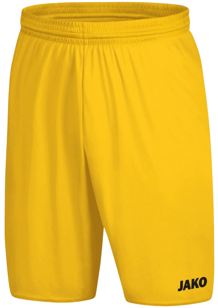 Jako Shorts Sparkasse Aachen Manchester 2.0, 3XL, gelb/schwarz