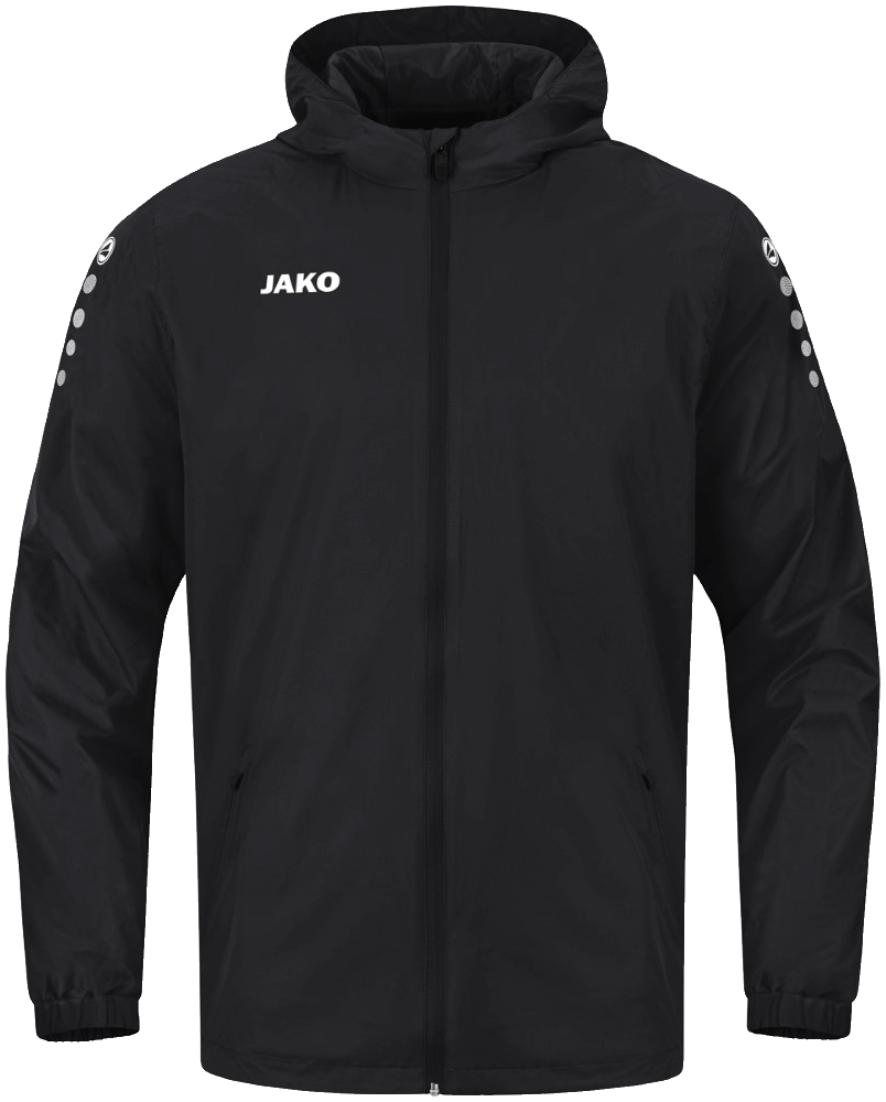 Jako Allwetterjacke Team 2.0, 2XL, schwarz