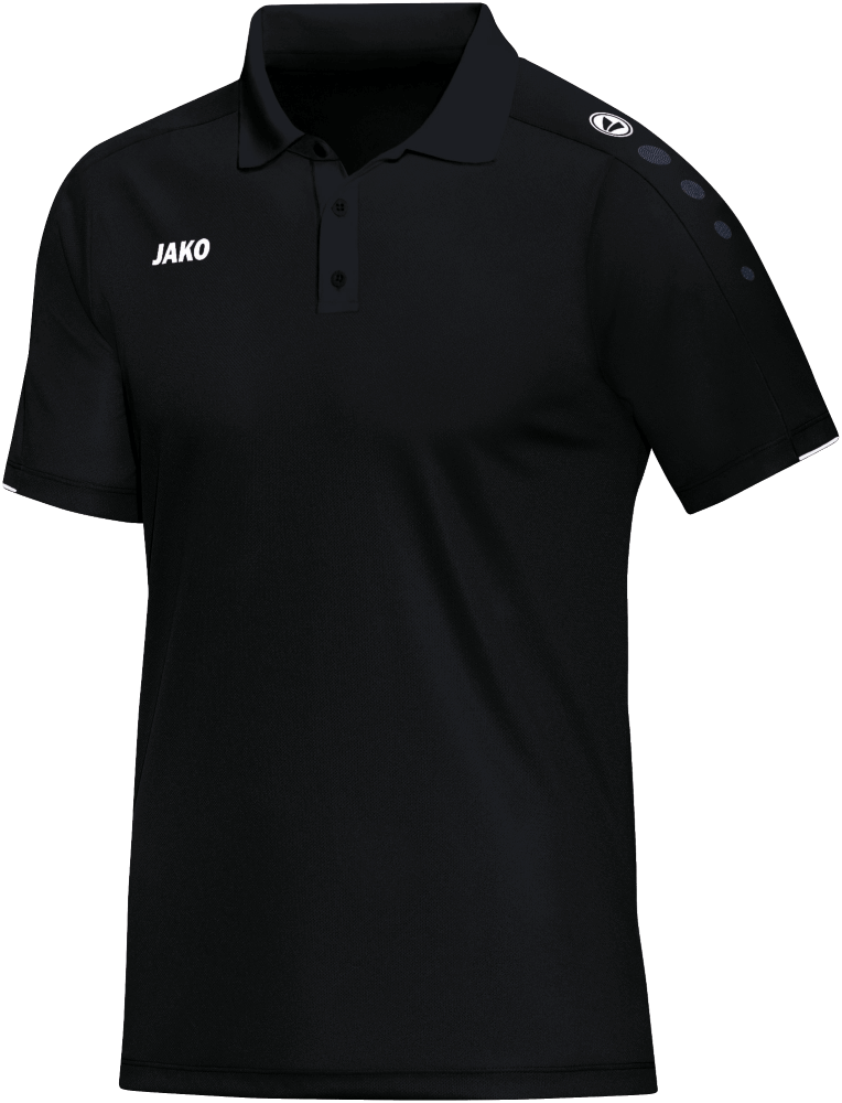 Jako Classico Poloshirt, 164, schwarz