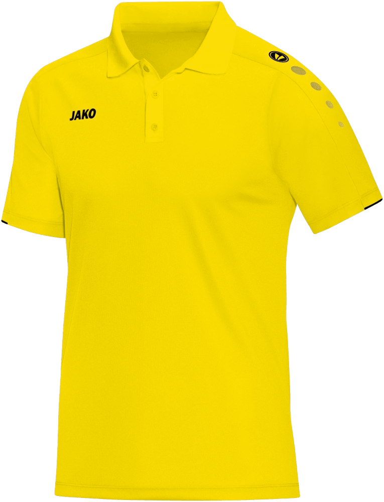 Jako Classico Poloshirt, XL, gelb