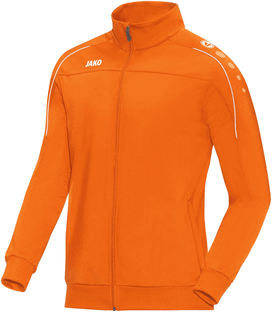 Jako Classico Polyesterjacke, L, neonorange