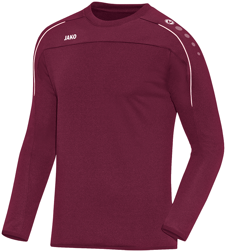 Jako Classico Sweatshirt, 128, weinrot