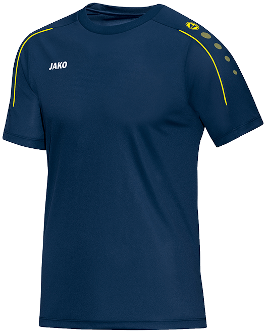 Jako Classico Trainingstrikot, 2XL, dunkelblau/gelb