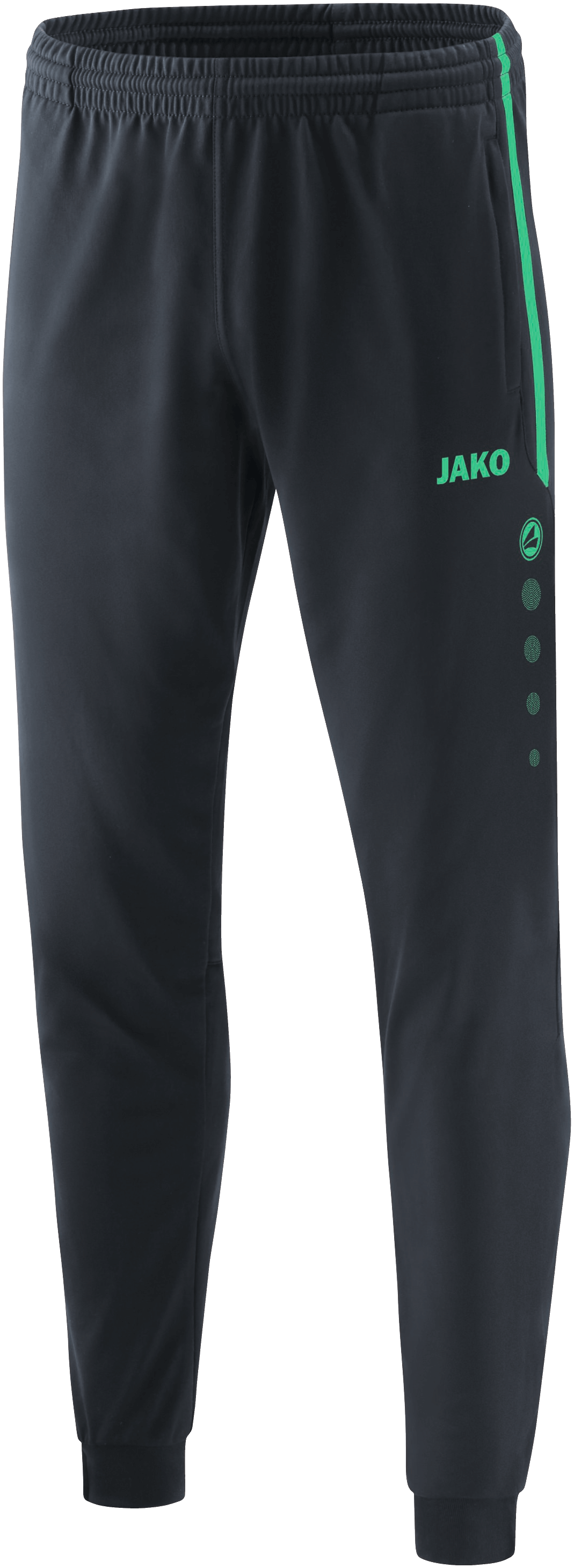 Jako Competition 2.0 Polyesterhose, 164, anthrazit/türkis