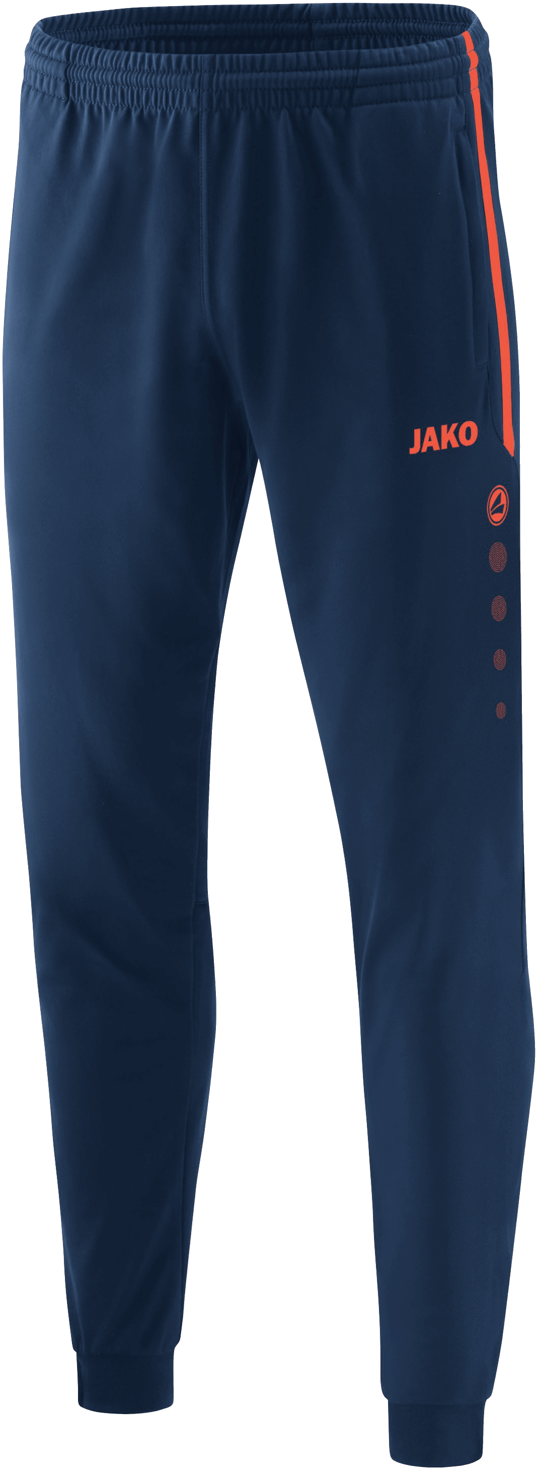 Jako Competition 2.0 Polyesterhose, 4XL, navy/flame