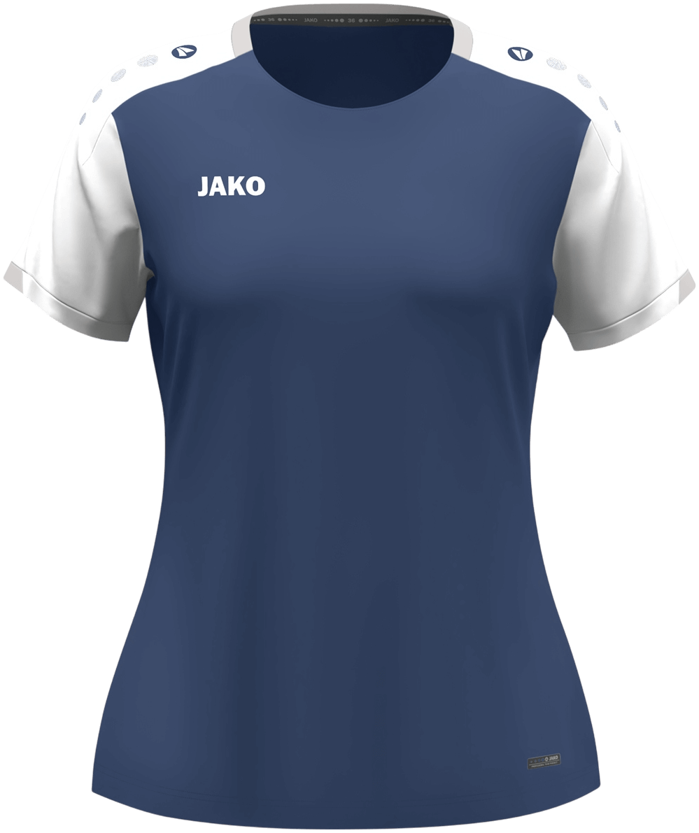 Jako Dynamic Damen T-Shirt Dynamic, XL, dunkelblau/weiß