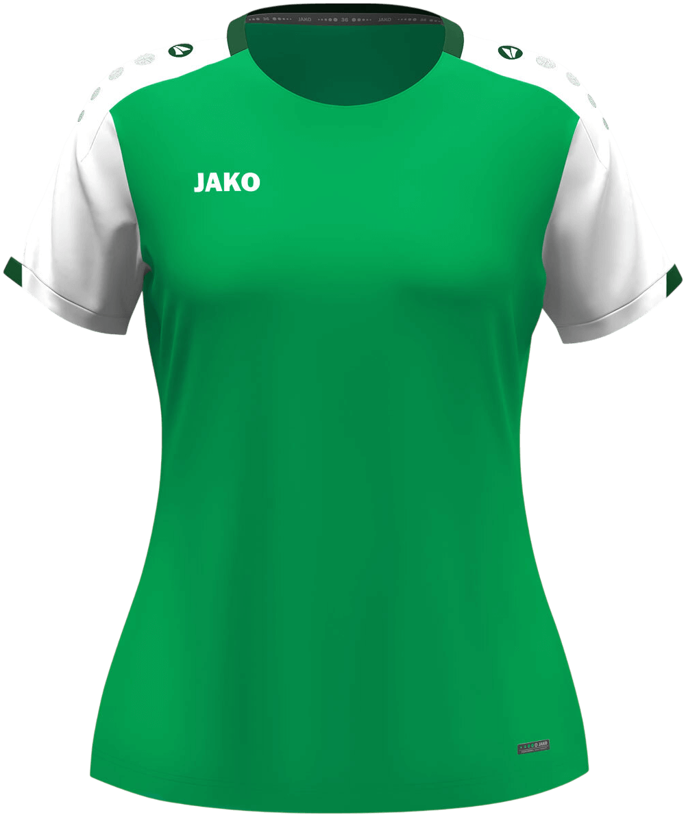 Jako Dynamic Damen T-Shirt Dynamic, XL, grün/weiß