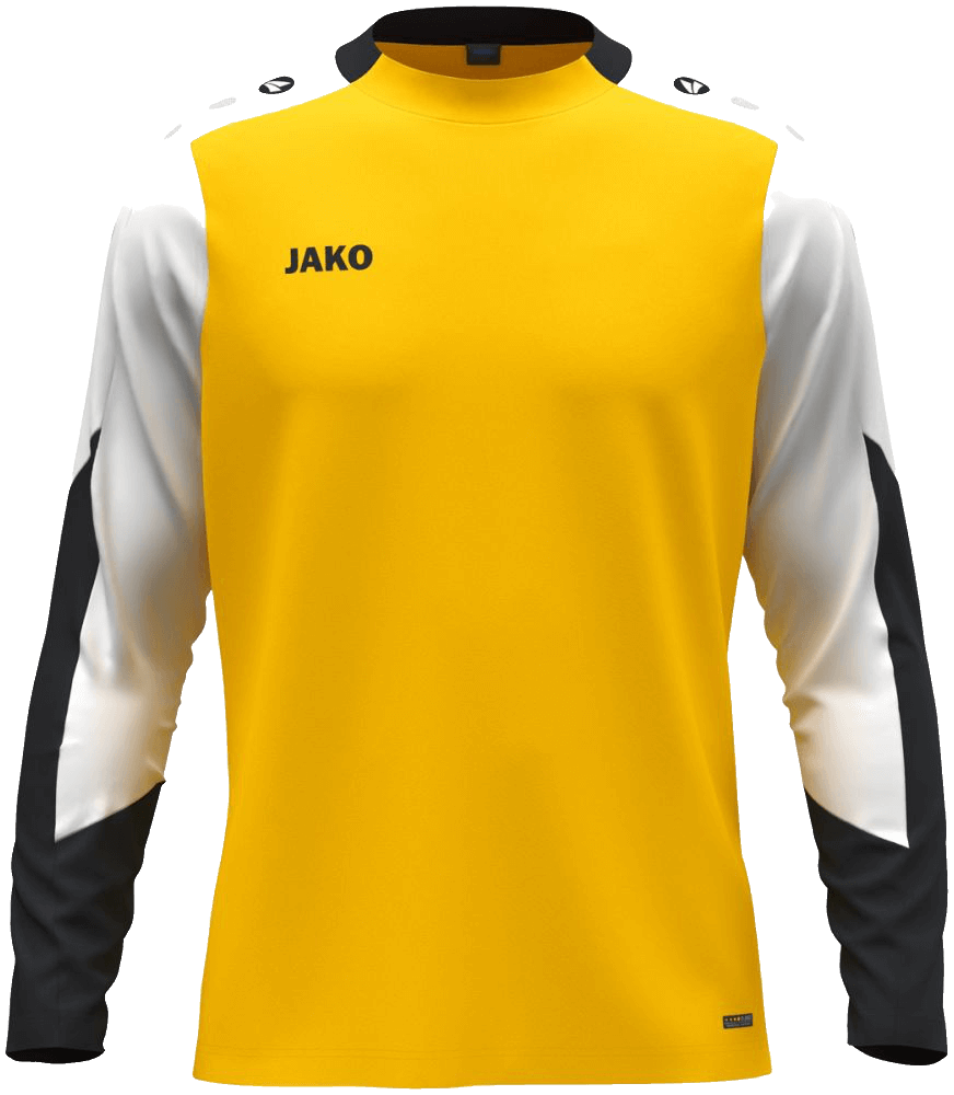 Jako Dynamic Longsleeve, 3XL, gelb/schwarz/weiß