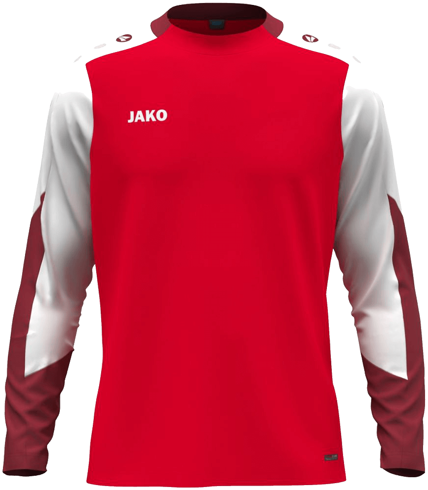 Jako Dynamic Longsleeve, 3XL, rot/weiß