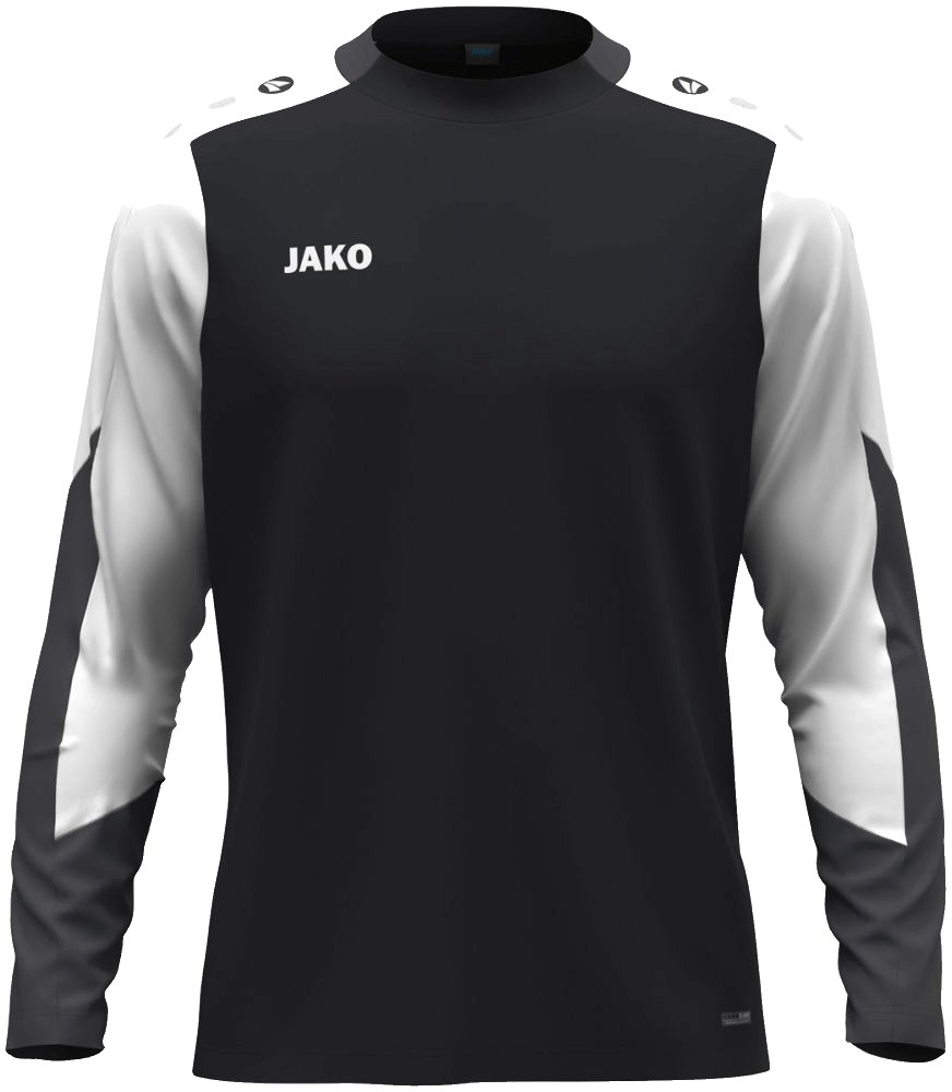 Jako Dynamic Longsleeve, 3XL, schwarz/weiß/dunkelgrau