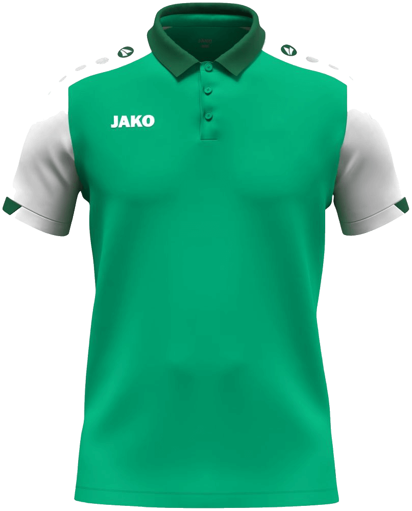 Jako Dynamic Poloshirt, 4XL, grün/weiß