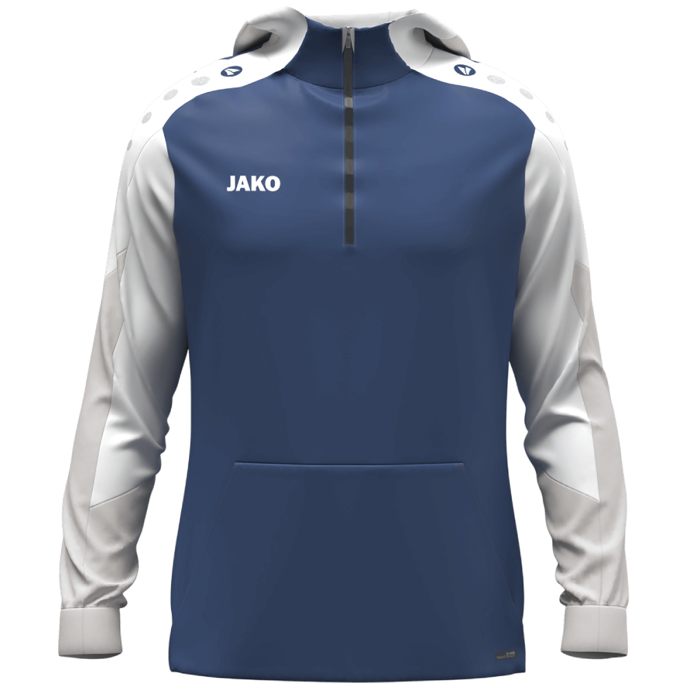 Jako Dynamic Polyester Hoodie, 3XL, dunkelblau/weiß