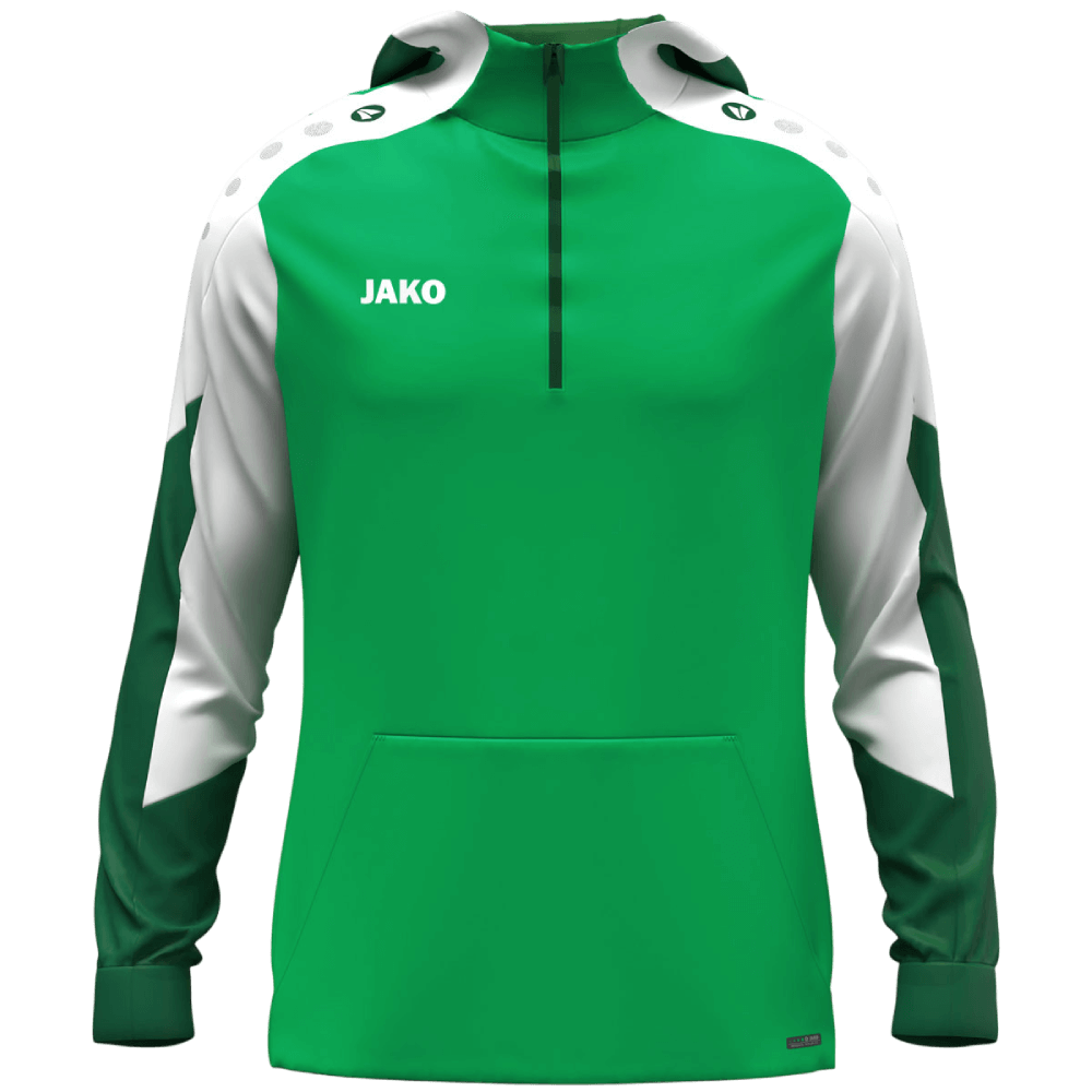 Jako Dynamic Polyester Hoodie, 3XL, grün/weiß