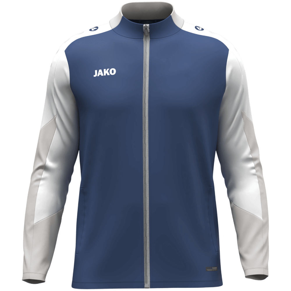 Jako Dynamic Polyesterjacke, 4XL, dunkelblau/weiß