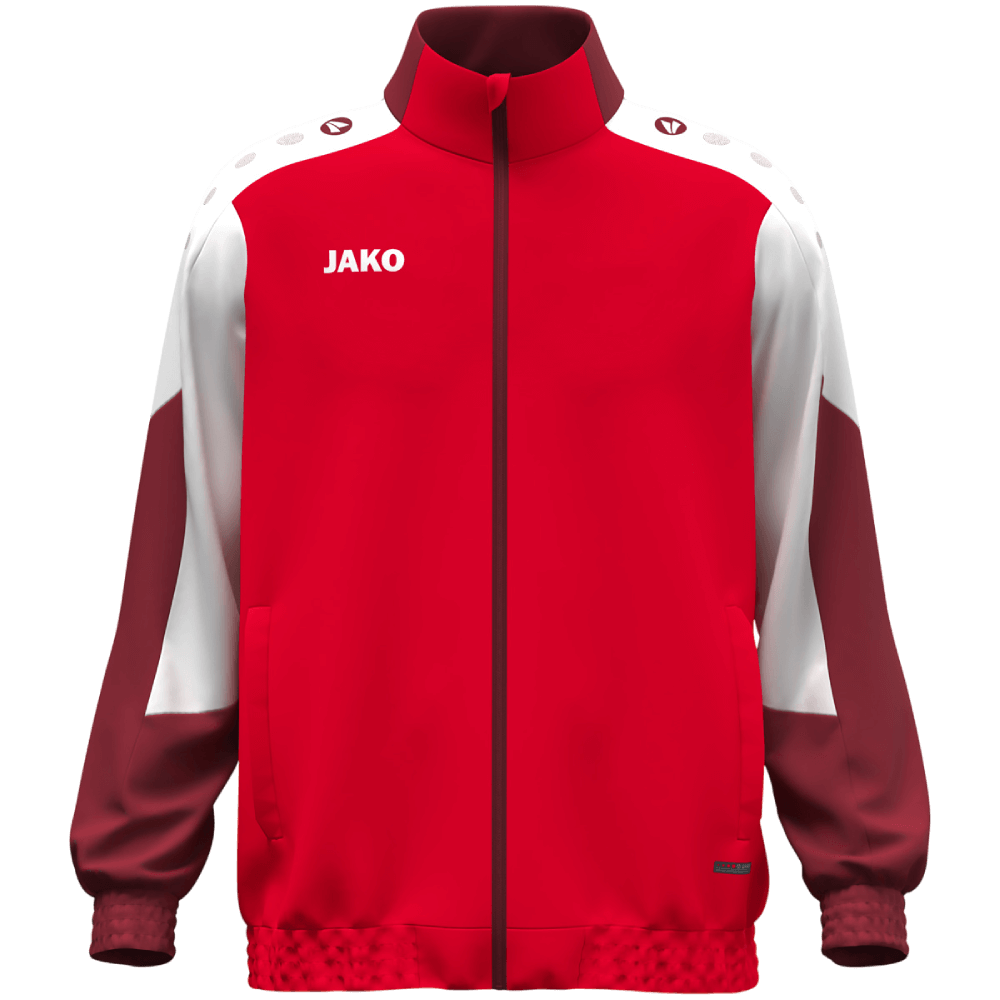 Jako Dynamic Präsentationsjacke, 4XL, rot/weiß