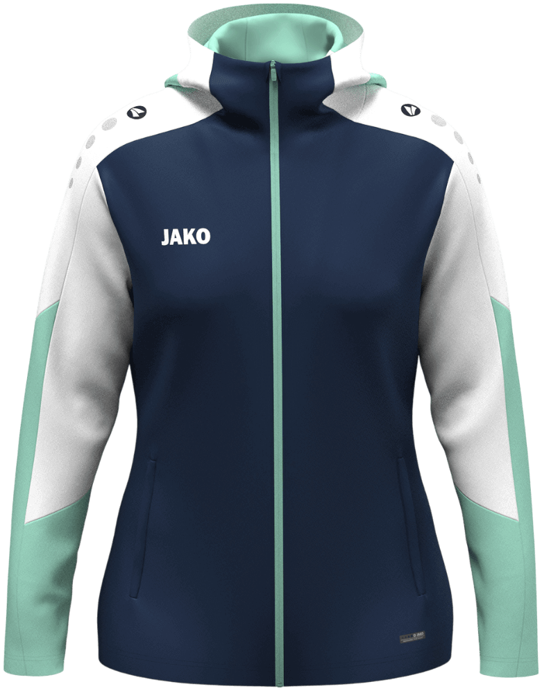 Jako Dynamic Trainingsjacke mit Kapuze, XL, marine/mint