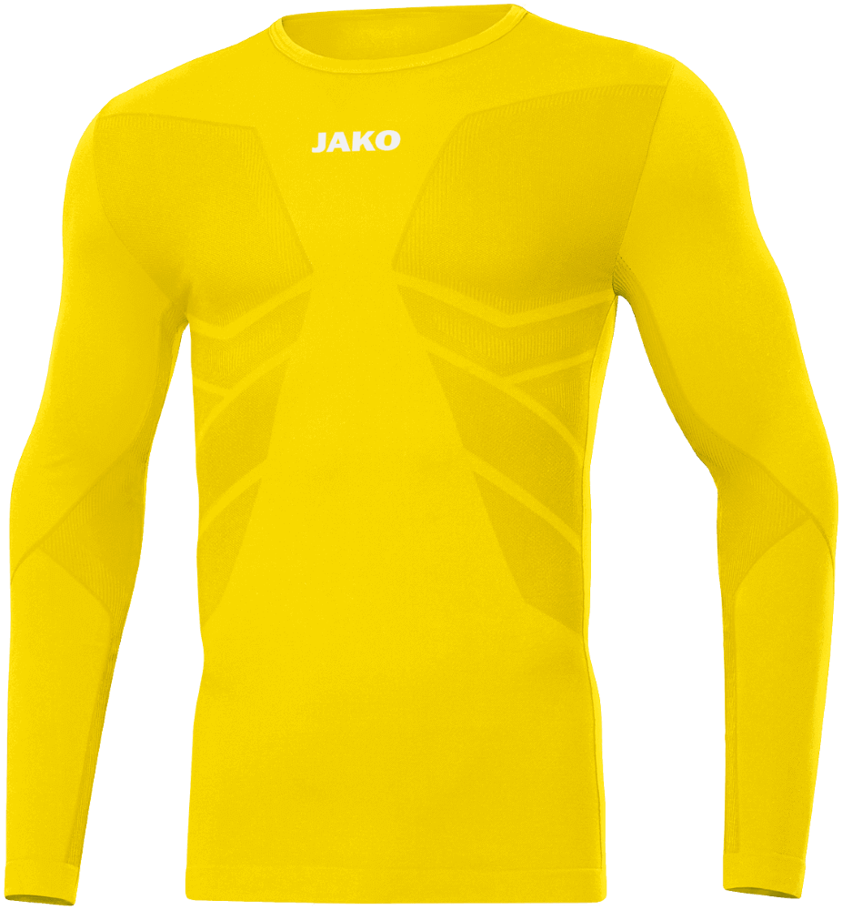 Jako Funktionsshirt Longsleeve Comfort 2.0, XXL, gelb