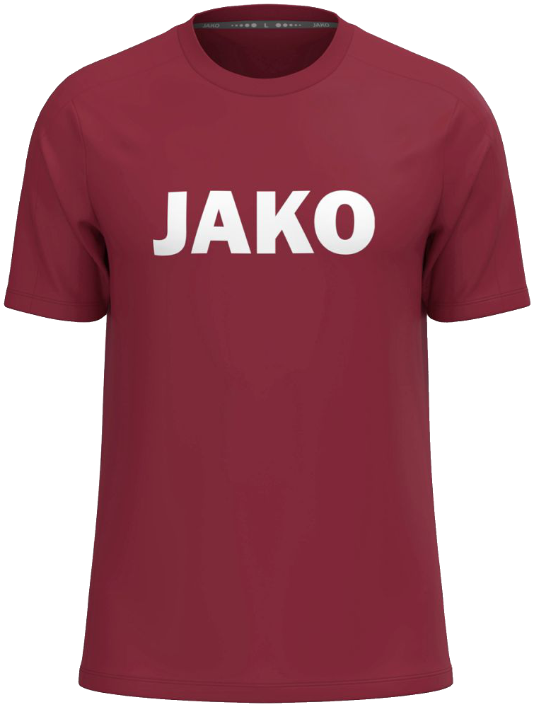 Jako Funktionsshirt Promo 2.0, 4XL, weinrot/weiß
