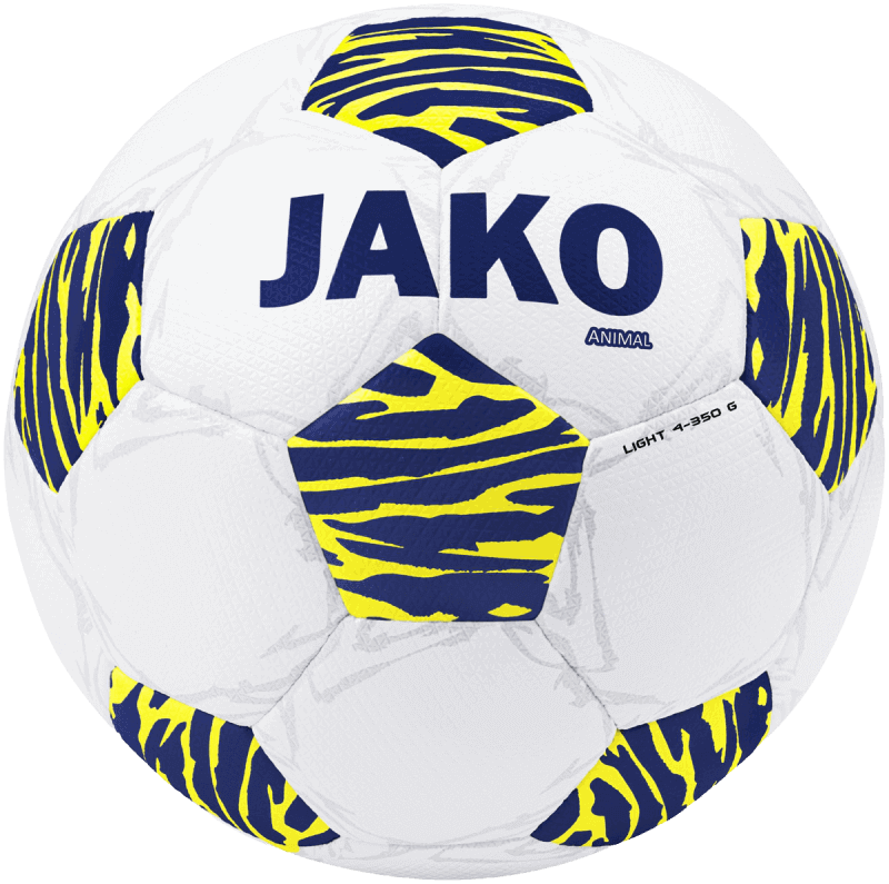 Jako Fussball Trainingsball Grösse 4 350g Animal weiss/blau