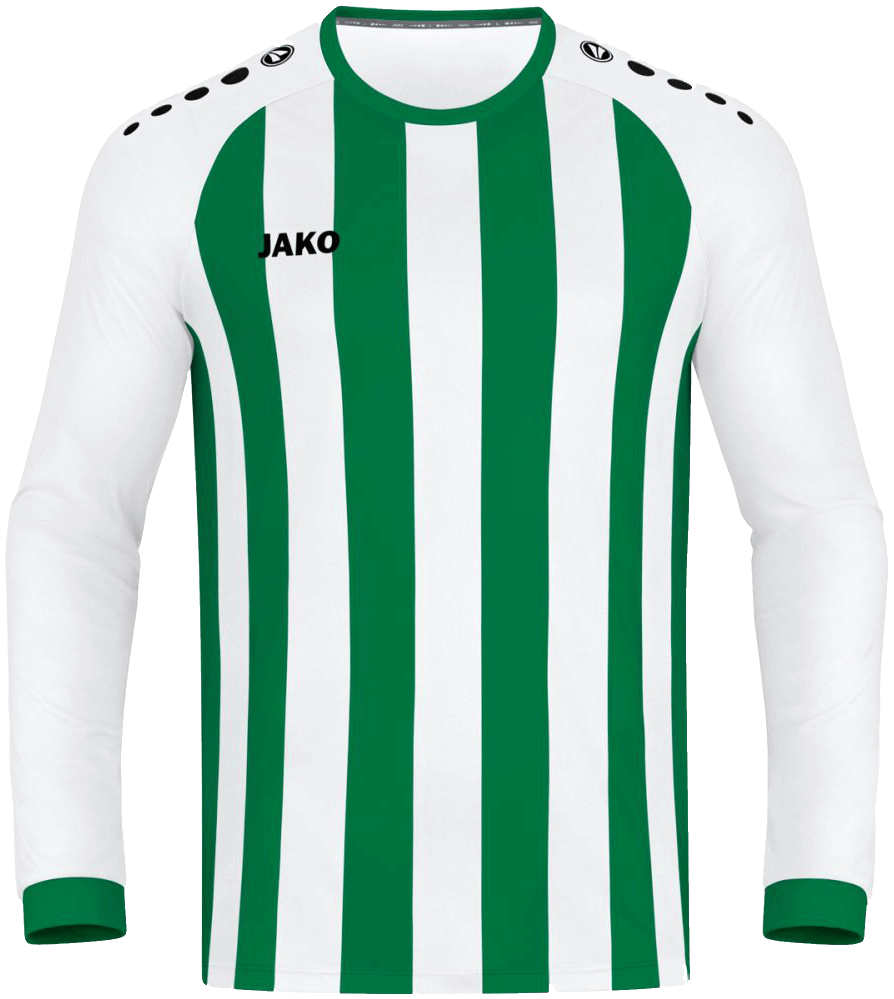 Jako Fussball Trikot Langarm Inter, L, weiß/grün