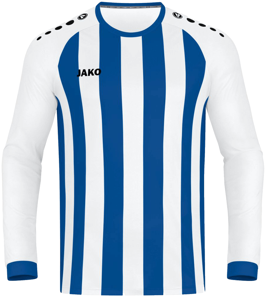 Jako Fussball Trikot Langarm Inter, 2XL, weiß/blau