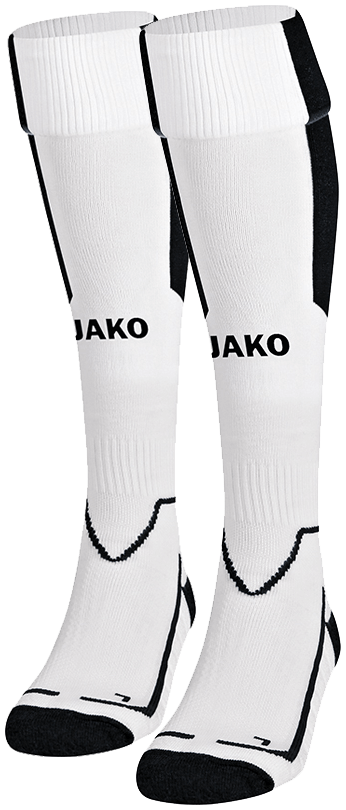 Jako Fussballsocken Lazio, 5, weiß/schwarz