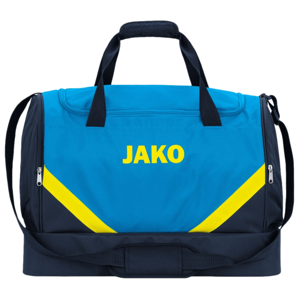 Jako Iconic Fussball Sporttasche mit Bodenfach Gr. S, S, hellblau/marine