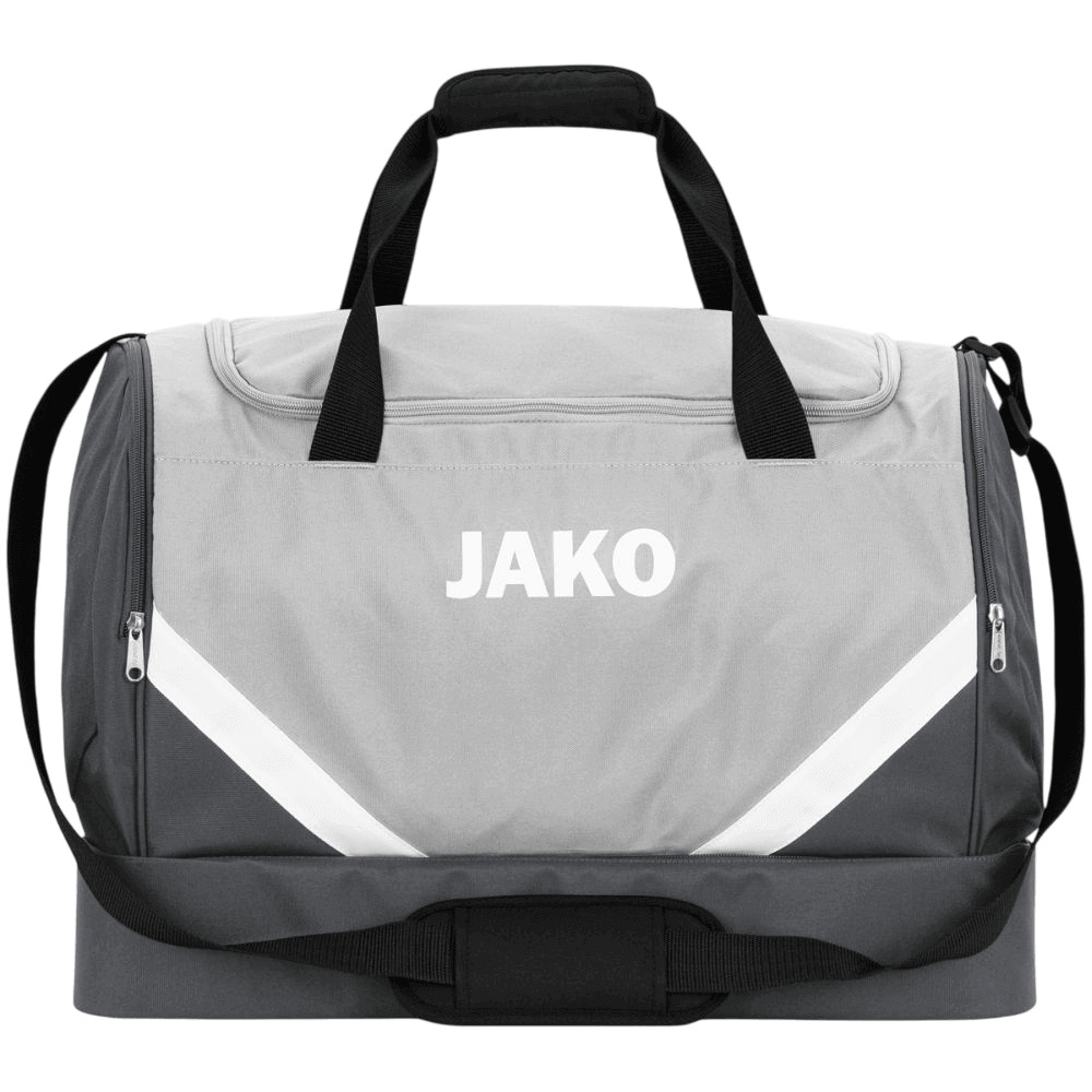 Jako Iconic Fussball Sporttasche mit Bodenfach Gr L Iconic, L, hellgrau