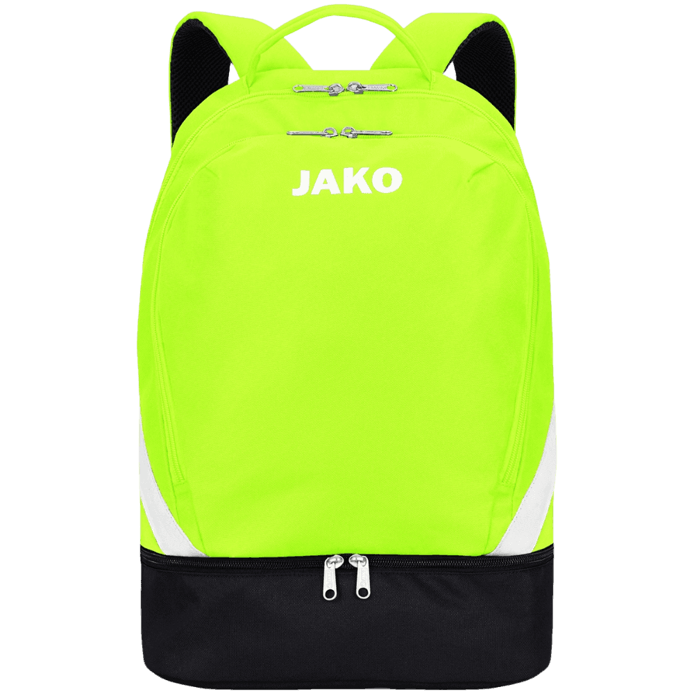 Jako Iconic Rucksack, 0, neongrün/schwarz