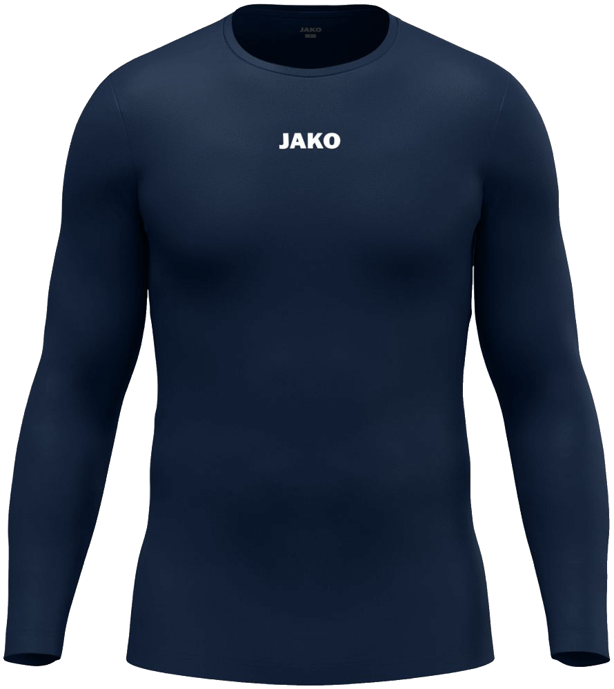 Jako Longsleeve Unterziehshirt Function, 2XL, marine/weiß