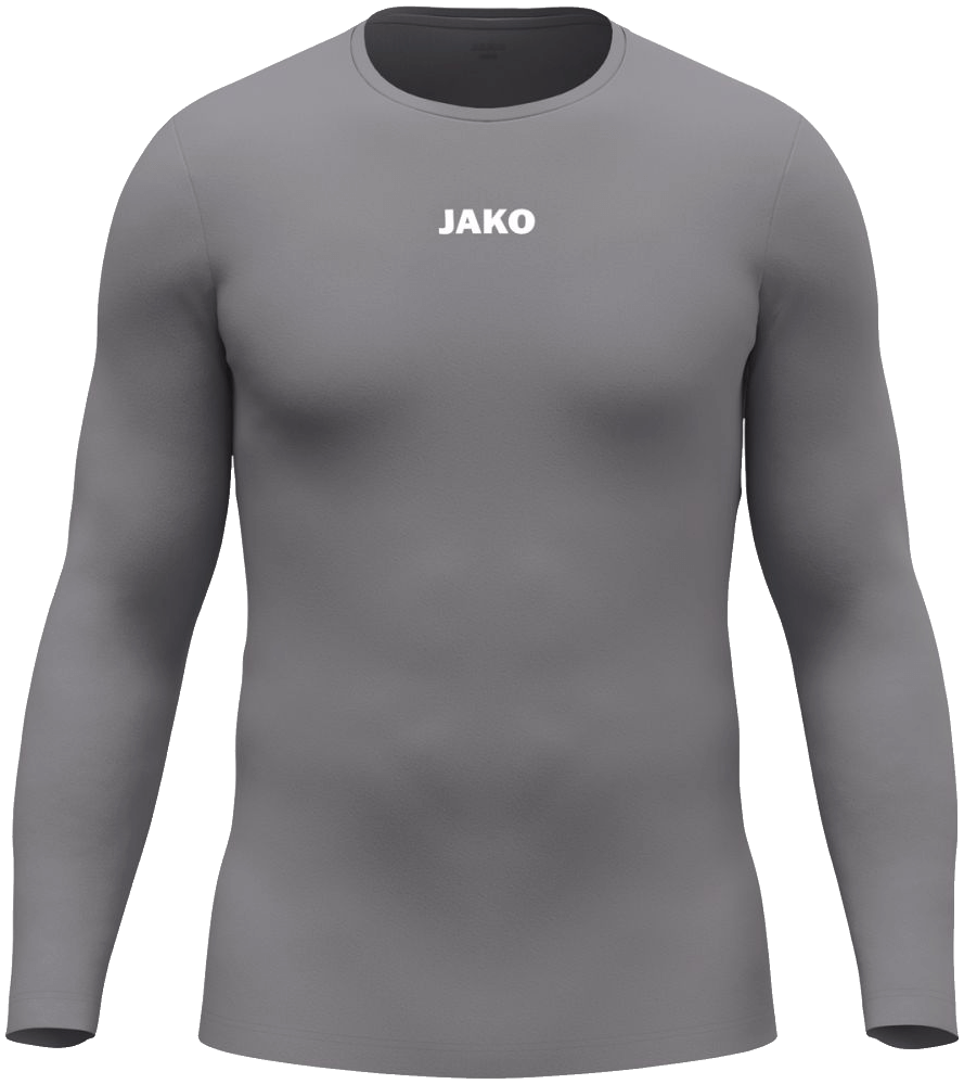 Jako Longsleeve Unterziehshirt Function, 2XL, grau/weiß