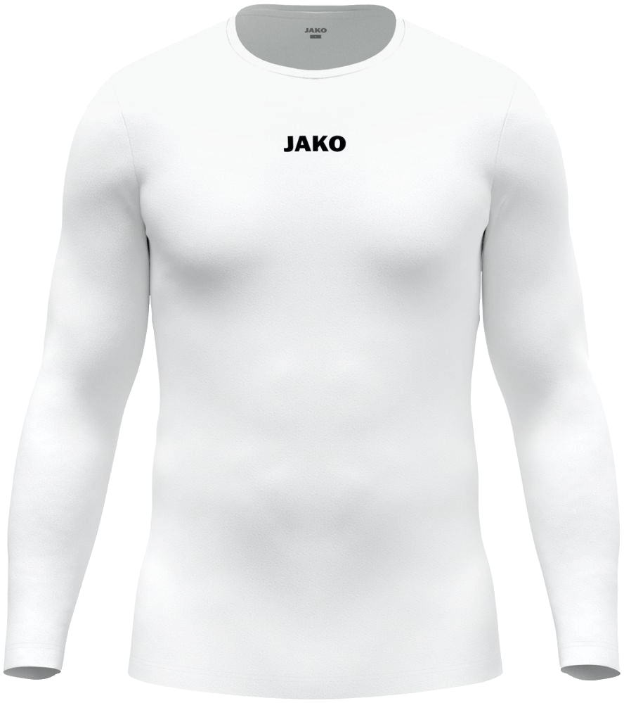Jako Longsleeve Unterziehshirt Function, 2XL, weiß/schwarz
