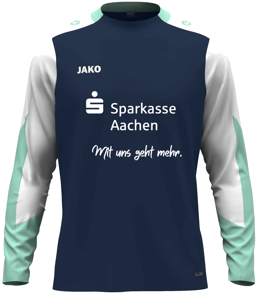 Jako Longsleeve Sparkasse Aachen Dynamic, 3XL, marine/mint