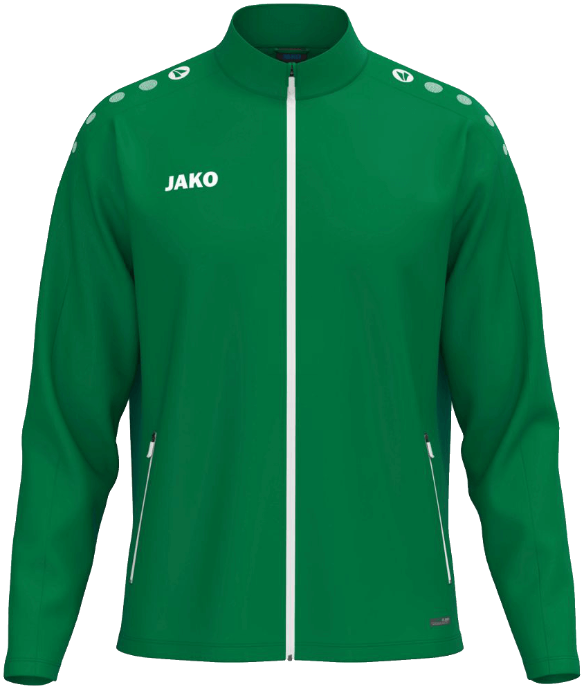 Jako One Freizeitjacke, 4XL, grün/weiß