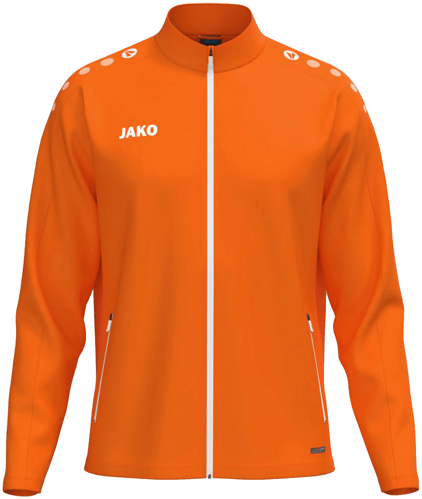 Jako One Freizeitjacke, 4XL, neonorange/weiß